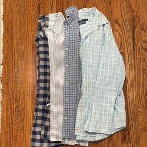 Men’s Blue Casual Button Down Shirts- Size L Vineyard Vines, Gap, JCrew